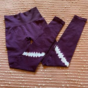 PINK deep purple leggings